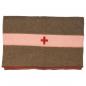 Preview: Schweizer Wolldecke CH Armeedecke Decke 200x150 Braun Schlafdecke Army Outdoor